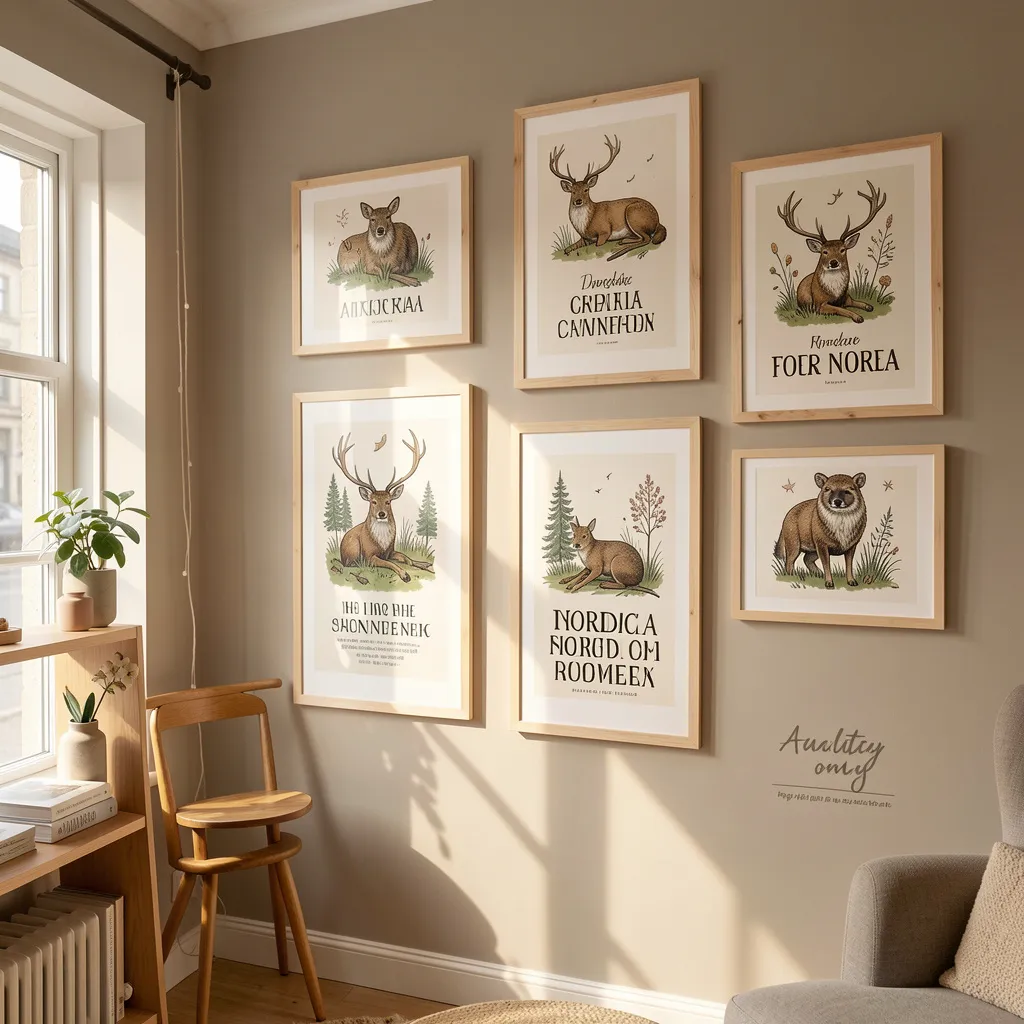Majestic elk with antlers in forest environment