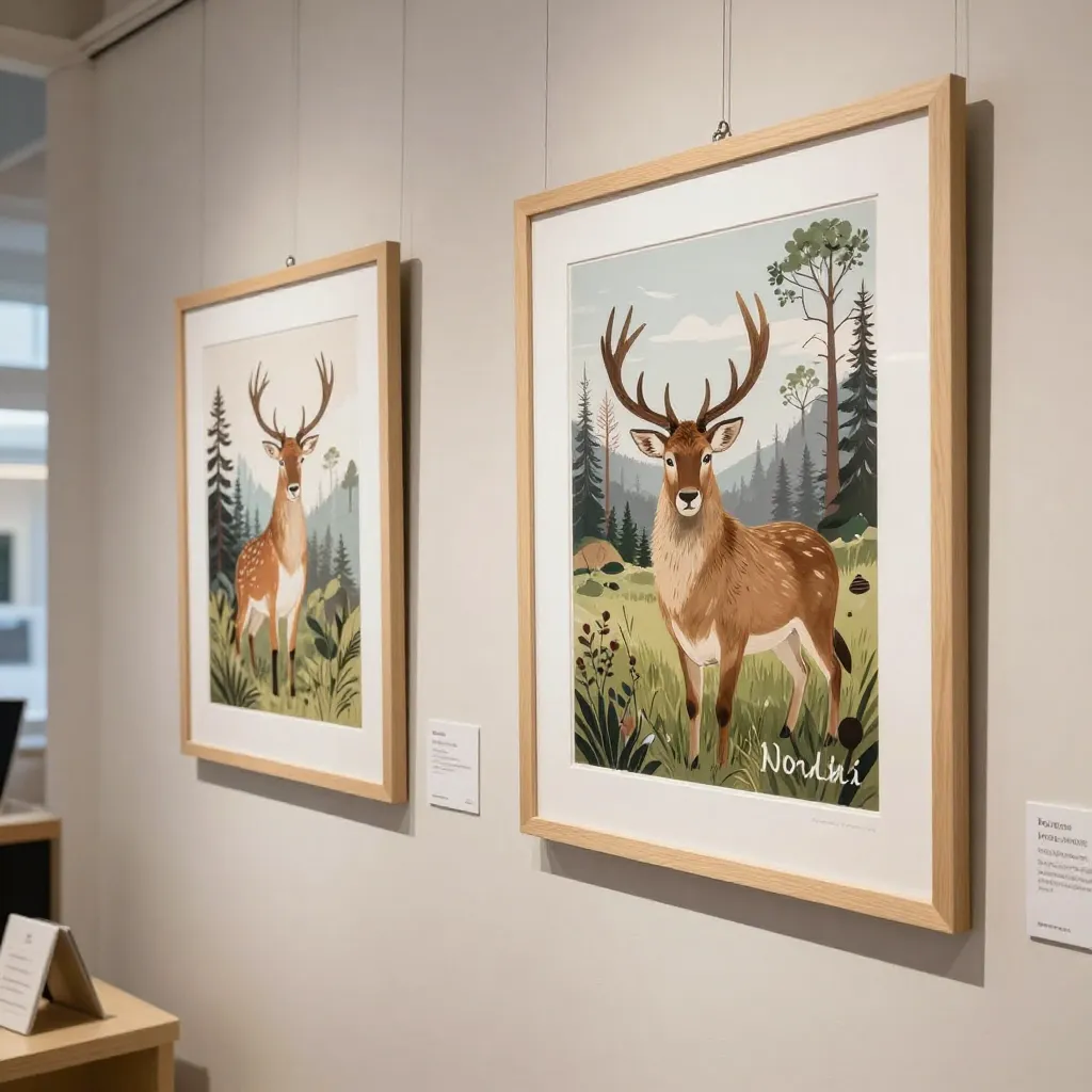 Artist workspace showing illustration tools and sketches